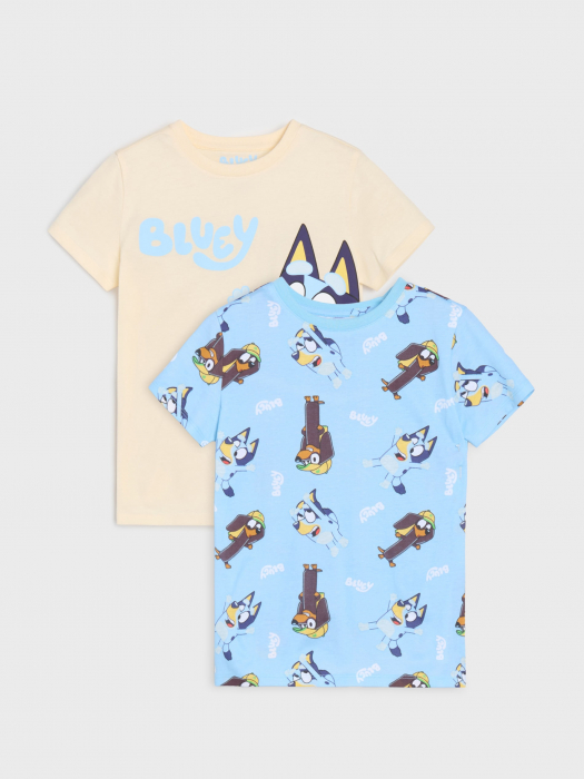 Set 2 tricouri din bumbac Bluey [1]