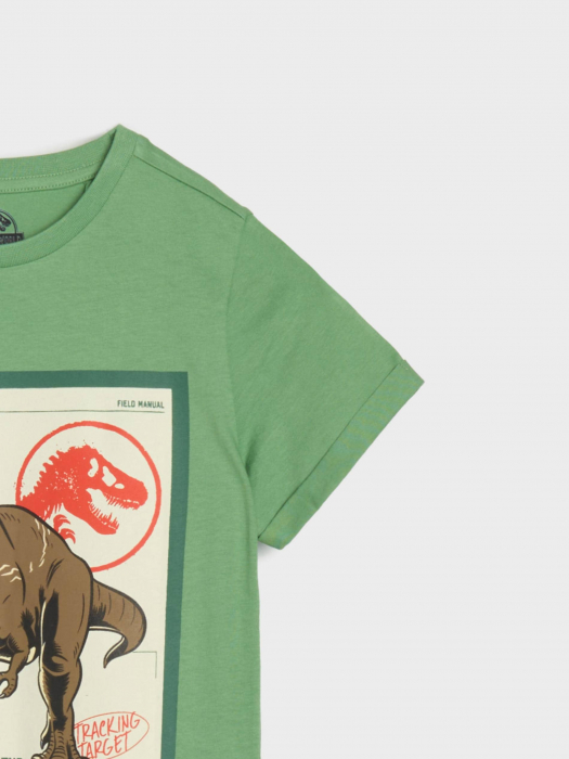 Set 2 tricouri din bumbac cu maneca scurta Jurassic World [7]