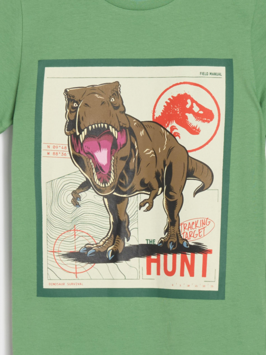 Set 2 tricouri din bumbac cu maneca scurta Jurassic World [6]