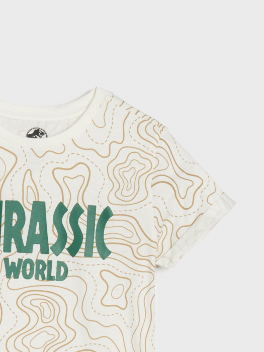 Set 2 tricouri din bumbac cu maneca scurta Jurassic World [8]