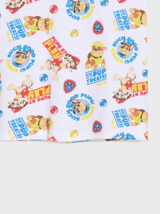 Set 2 tricouri din bumbac cu maneca scurta Paw Patrol Rescue Heroes [11]