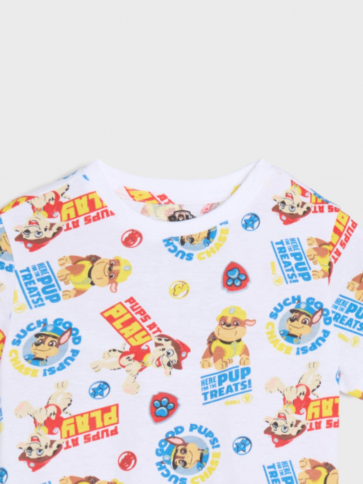 Set 2 tricouri din bumbac cu maneca scurta Paw Patrol Rescue Heroes [12]