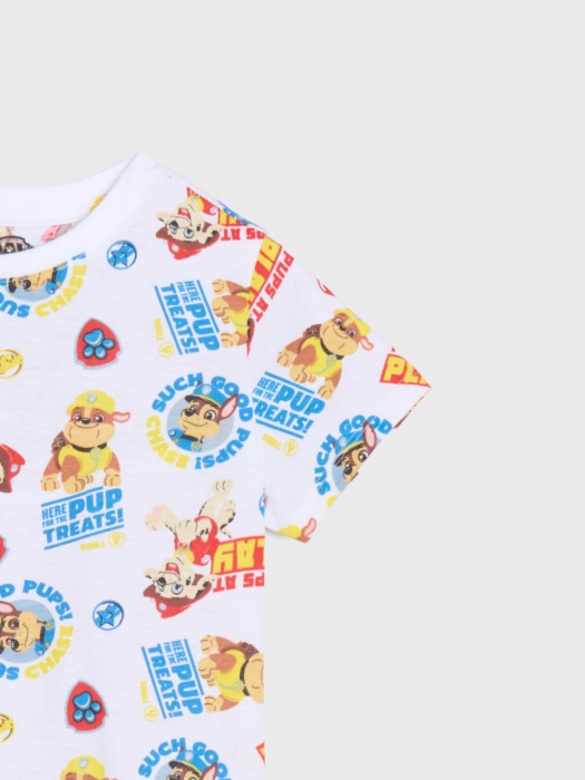 Set 2 tricouri din bumbac cu maneca scurta Paw Patrol Rescue Heroes [9]