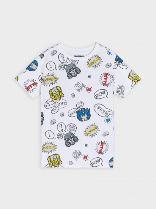 Set 2 tricouri din bumbac cu maneca scurta Transformers [3]