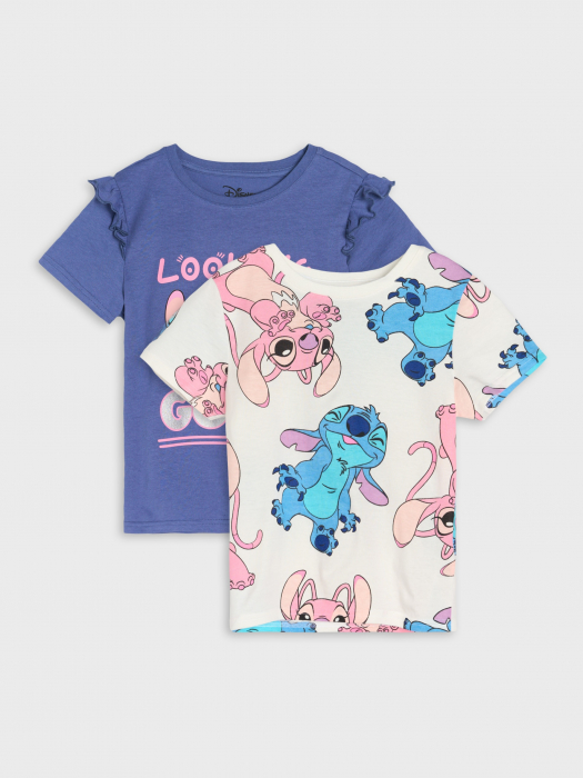 Set 2 tricouri din bumbac Lilo & Stitch [1]