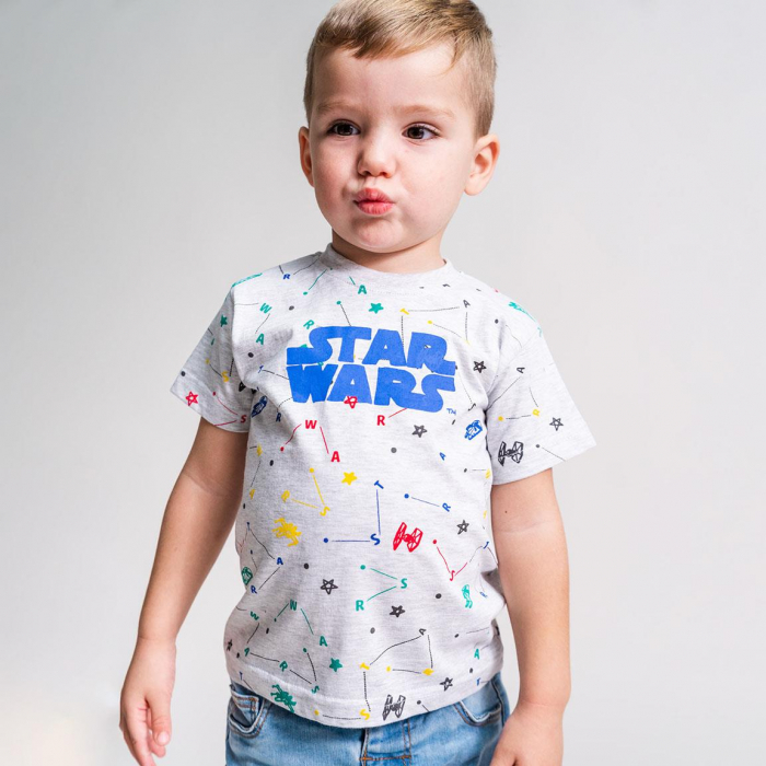 Set 2 tricouri maneca scurta, pentru copii Star Wars [5]