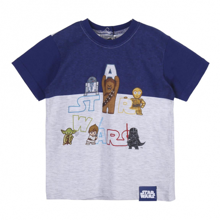 Set 2 tricouri maneca scurta, pentru copii Star Wars [8]