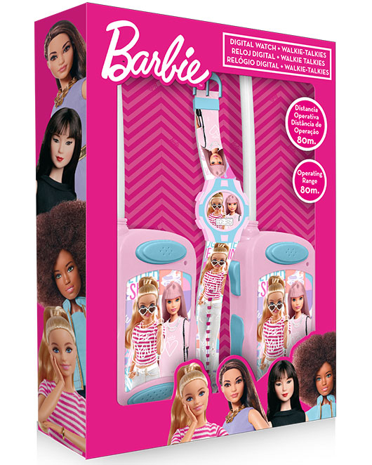 Set 2 walkie talkie cu ceas cadou Barbie [5]