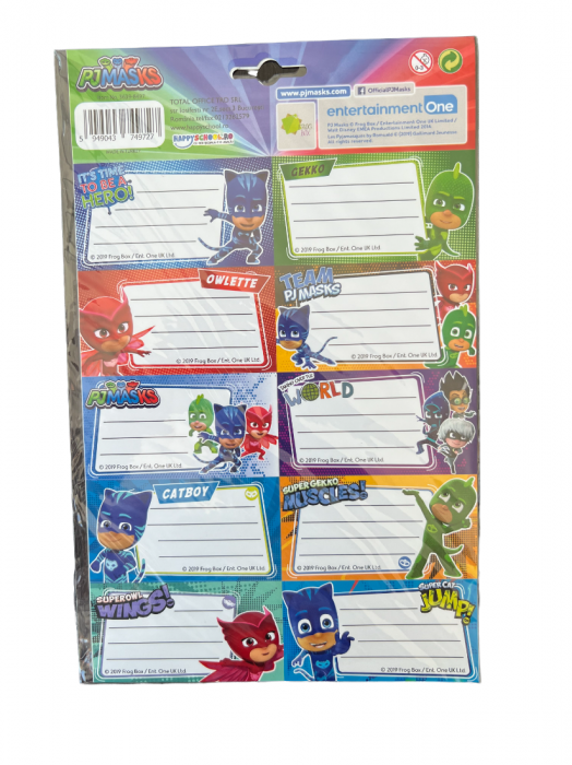 Set 20 etichete PJ Masks [3]