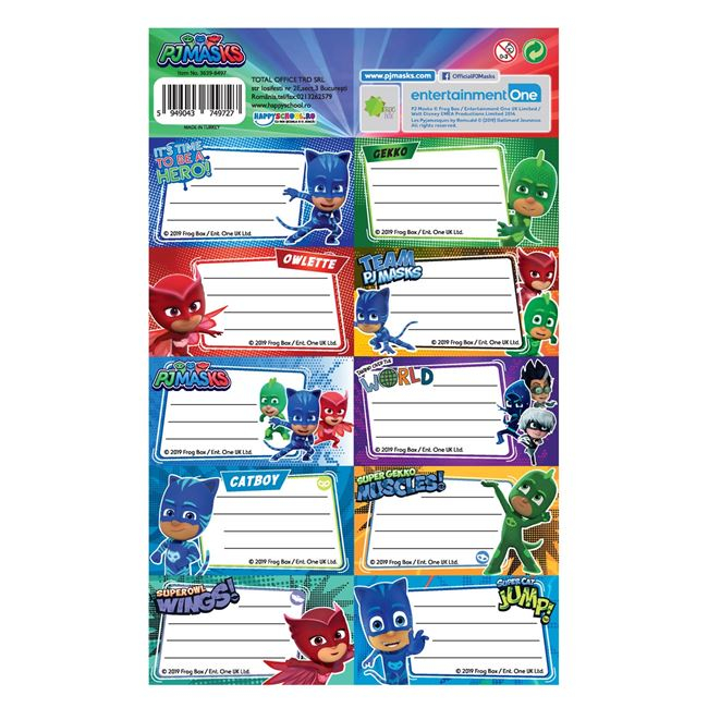 Set 20 etichete PJ Masks [2]