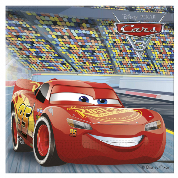 Set 20 servetele de masa Cars Disney 33x33cm [2]
