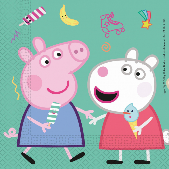 Set 20 servetele de masa Peppa Pig Messy Play 33x33cm [1]
