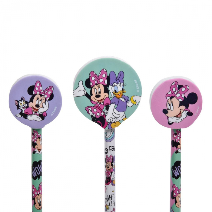 Set 3 creioane cu radiera Minnie Mouse [2]