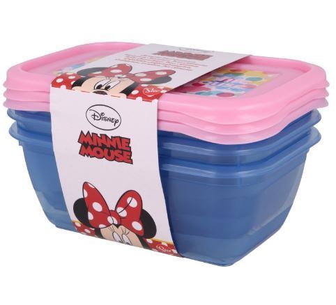 Set 3 cutii cu capac forma dreptunghiulara Minnie Mouse [2]