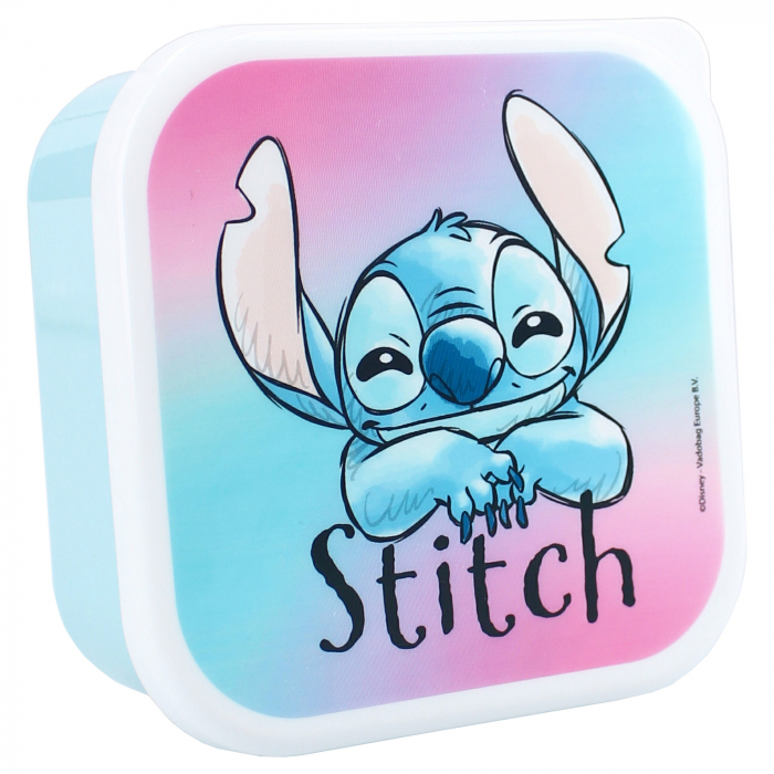 Set 3 cutii snacks cu capac Lilo si Stitch [5]