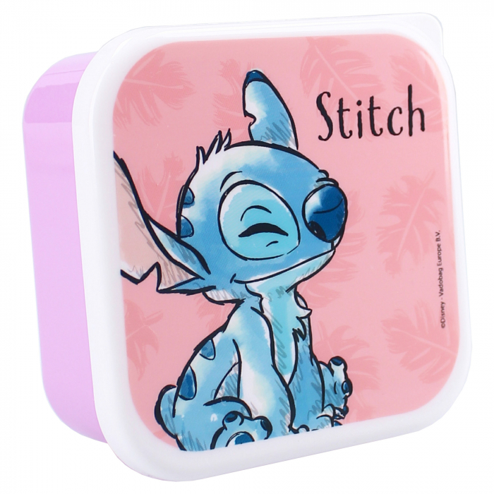 Set 3 cutii snacks cu capac Lilo si Stitch [6]