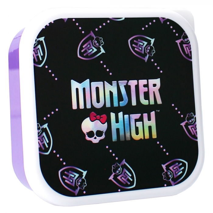 Set 3 cutii snacks cu capac Monster High [5]