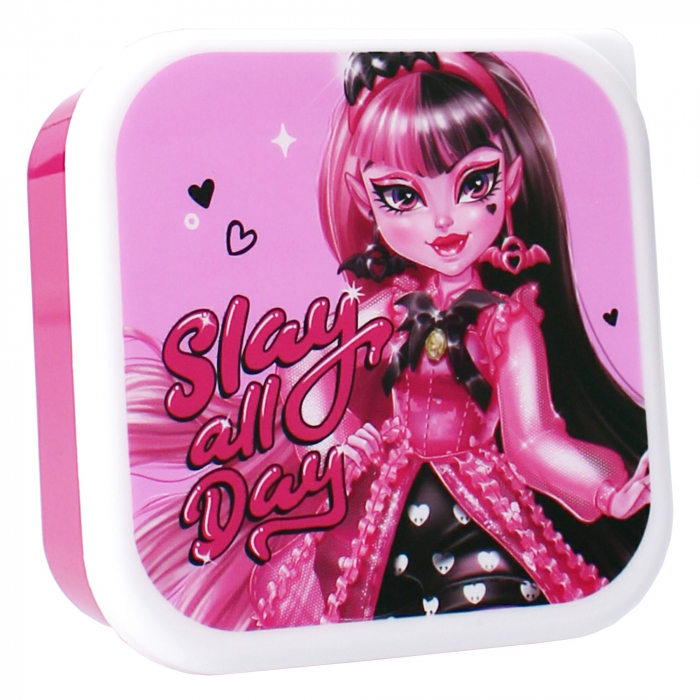 Set 3 cutii snacks cu capac Monster High [7]