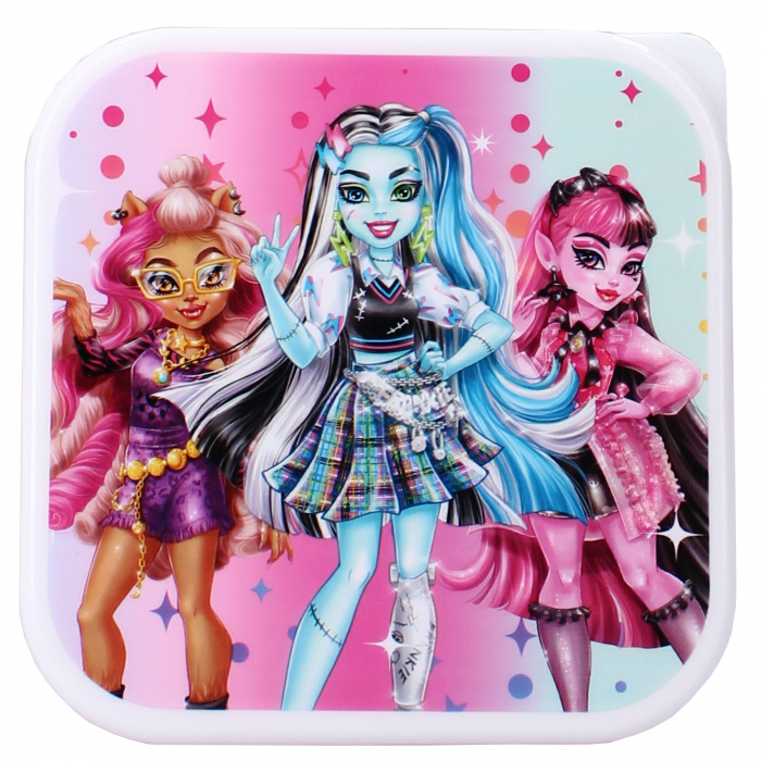 Set 3 cutii snacks cu capac Monster High [4]
