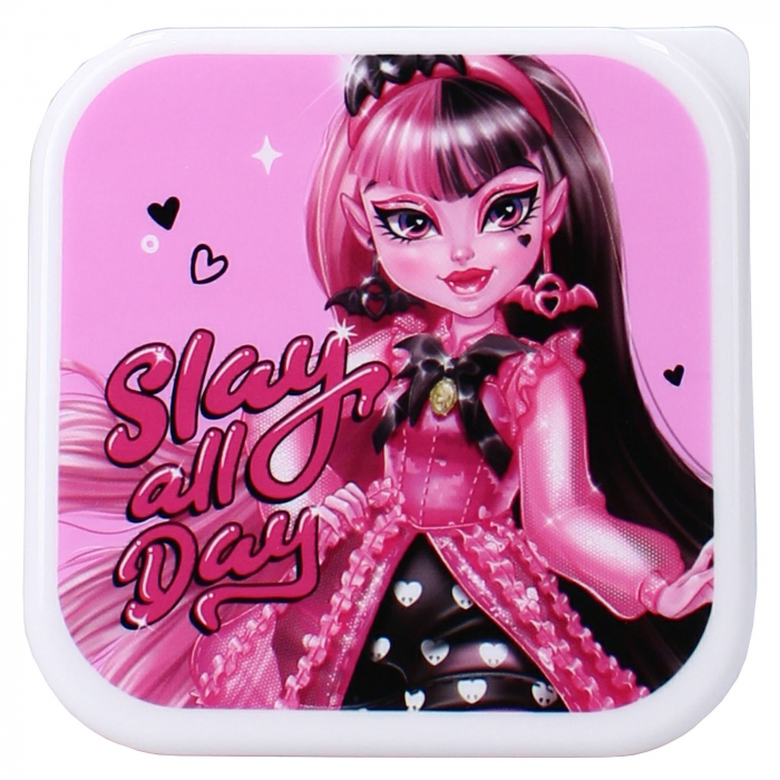 Set 3 cutii snacks cu capac Monster High [8]