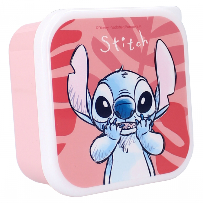 Set 3 cutii snacks cu capac Lilo & Stitch Bon Appetit! [5]