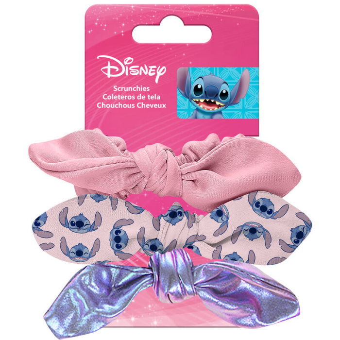 Set 3 elastice de par cu funda, Lilo & Stitch [2]