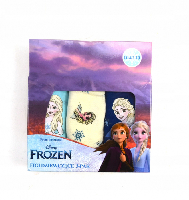 Set 3 perechi chiloti bumbac Frozen Regatul de Gheata [2]