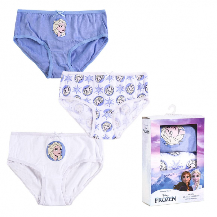Set 3 perechi chiloti bumbac in cutie Frozen Disney [2]