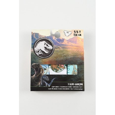 Set 3 perechi chiloti bumbac  Jurassic Park [2]