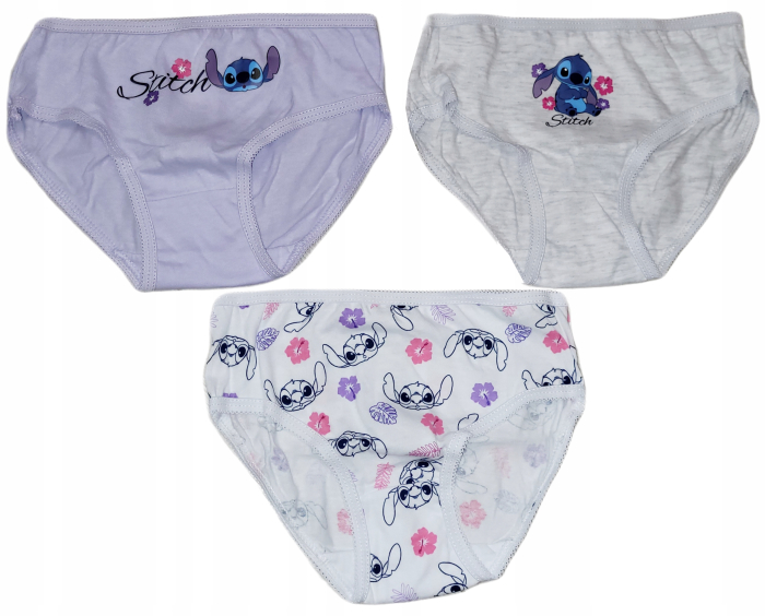 Set 3 chiloti bumbac pentru fete, Lilo & Stitch [5]