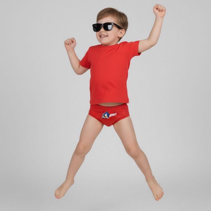 Set 3 perechi chiloti din bumbac Sonic [6]