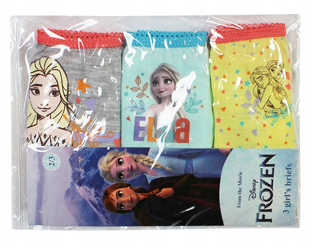 Set 3 perechi chiloti bumbac Disney Frozen [5]