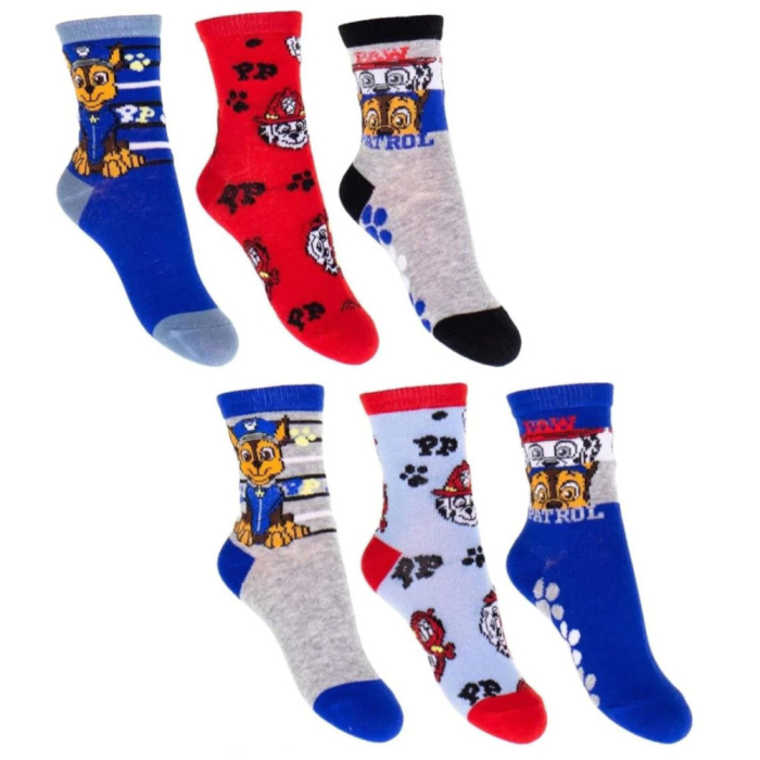 Set 3 perechi sosete copii Paw Patrol [1]