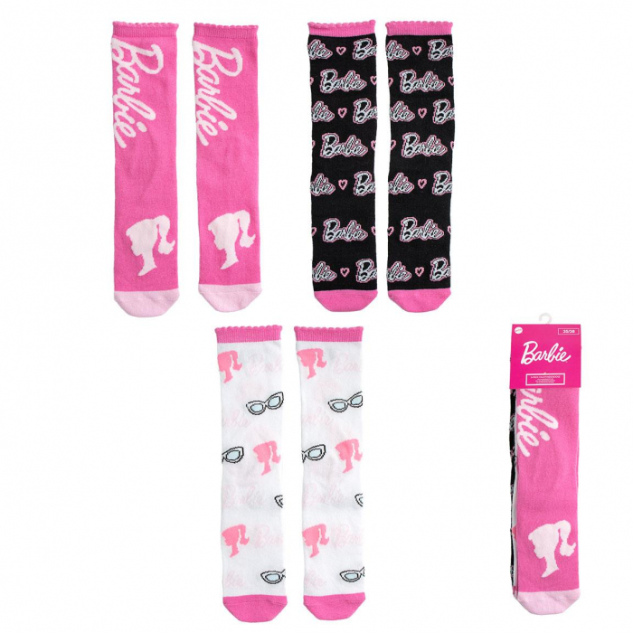 Set 3 perechi sosete groase Barbie [1]