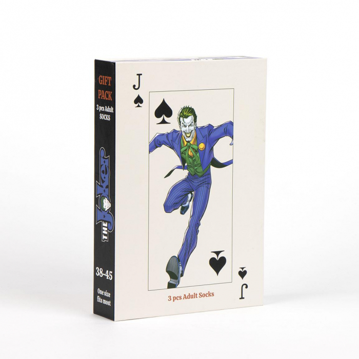 Set 3 perechi sosete groase in cutie cadou, Batman Joker [3]
