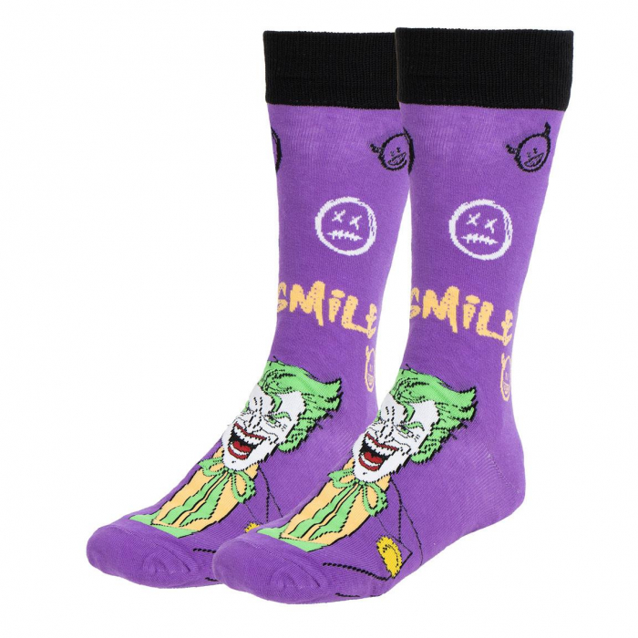 Set 3 perechi sosete groase in cutie cadou, Batman Joker [4]