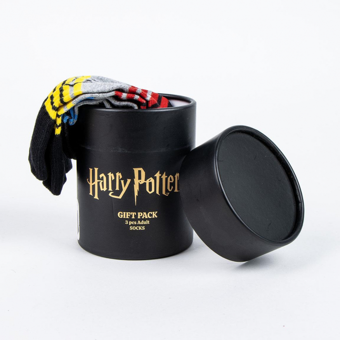 Set 3 perechi sosete groase in cutie cadou, Harry Potter M 38-45 EU [2]