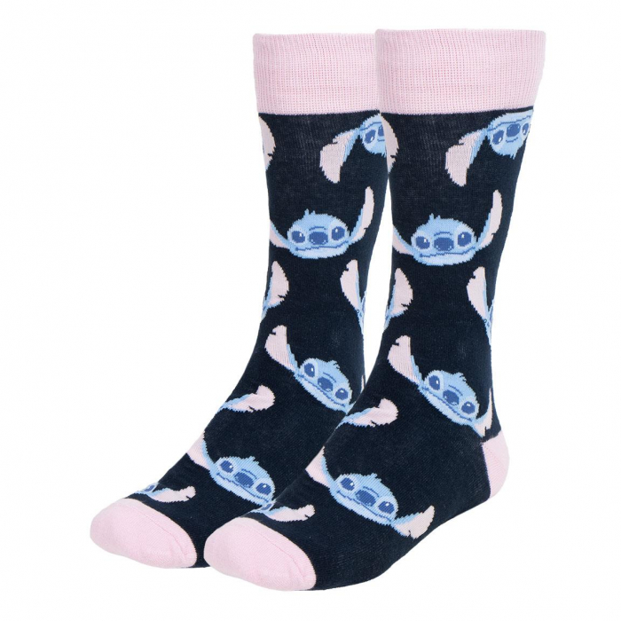 Set 3 perechi sosete groase in cutie cadou, Lilo & Stitch [4]