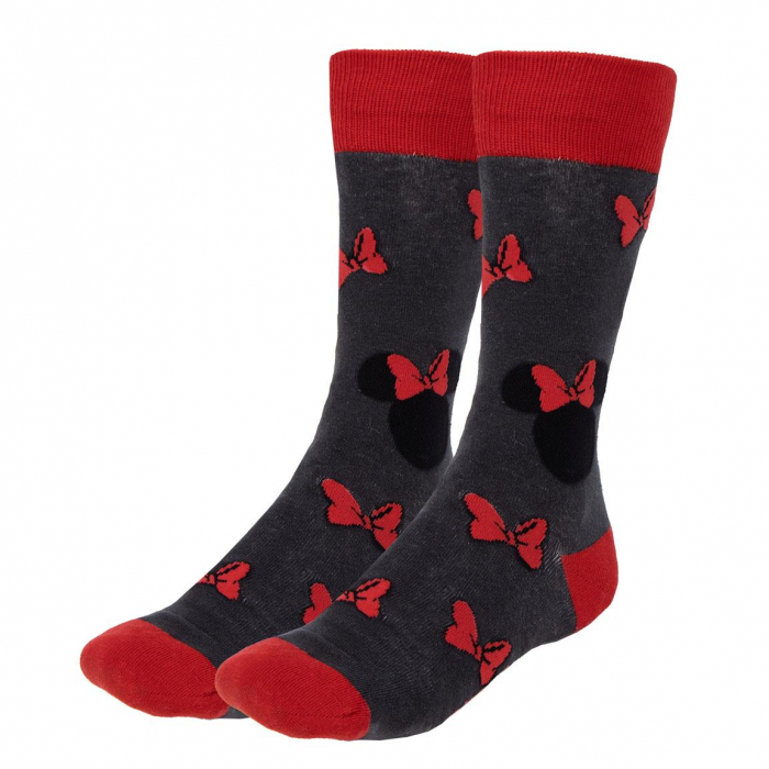 Set 3 perechi sosete groase in cutie cadou, Minnie Mouse Disney [2]