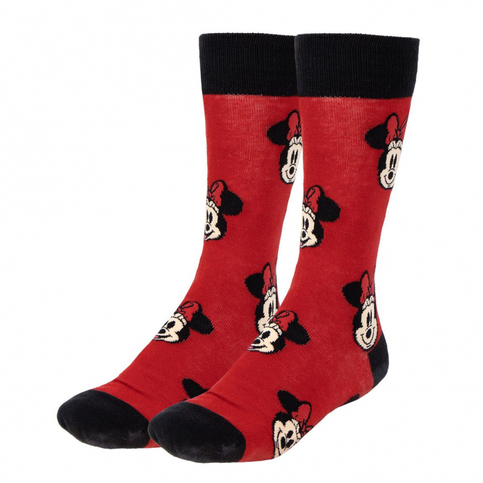 Set 3 perechi sosete groase in cutie cadou, Minnie Mouse Disney [3]