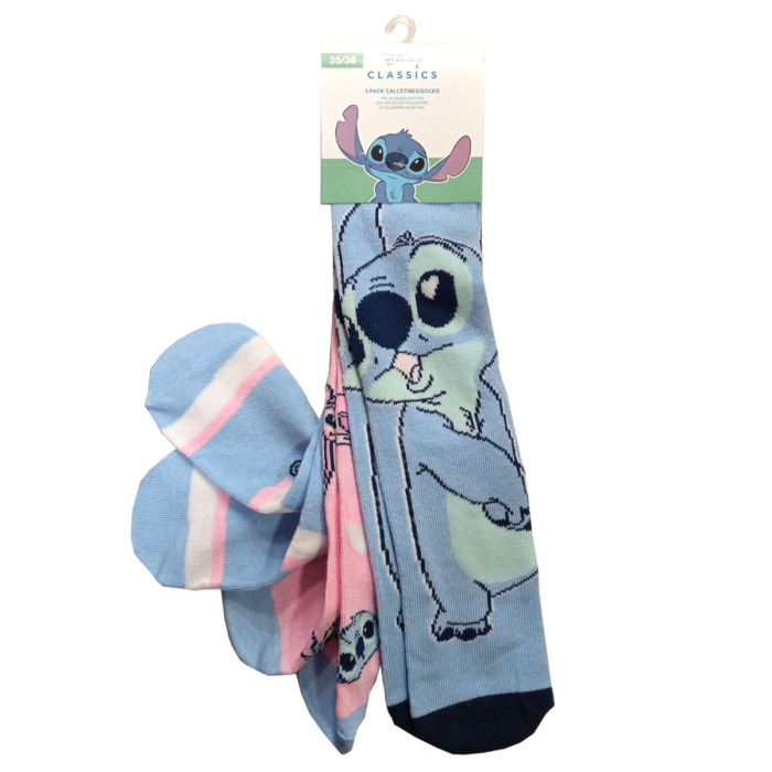 Set 3 perechi sosete groase Lilo & Stitch [2]