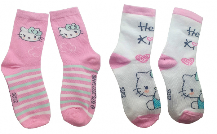 Set 2 perechi sosete Hello Kitty [1]