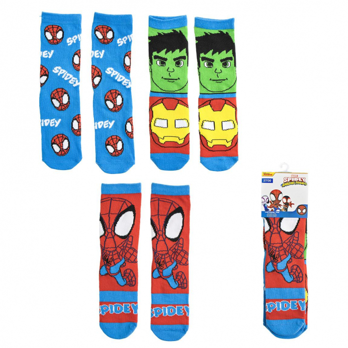 Set 3 perechi sosete groase Spidey [1]