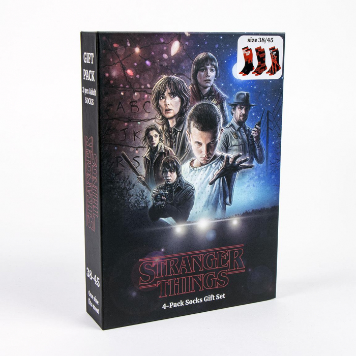 Set 3 perechi sosete in cutie cadou, Stranger Things [6]