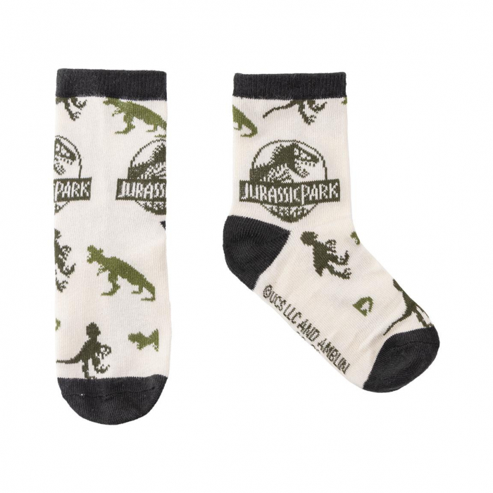 Set 3 perechi sosete Jurassic World [3]