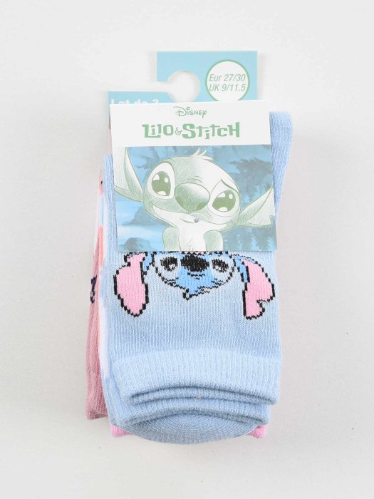 Set 3 perechi sosete sport pentru copii Lilo & Stitch [3]