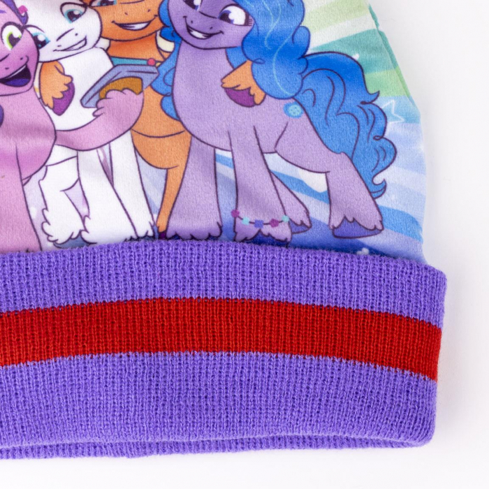 Set 3 piese Caciula si manusi si guler My Little Pony [5]