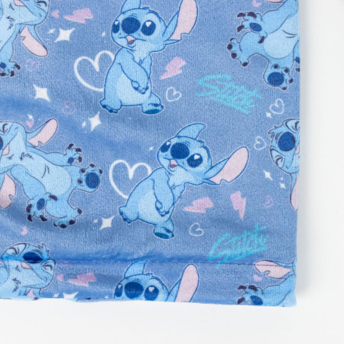 Set 3 piese pentru iarna, caciula guler si manusi Lilo & Stitch [4]