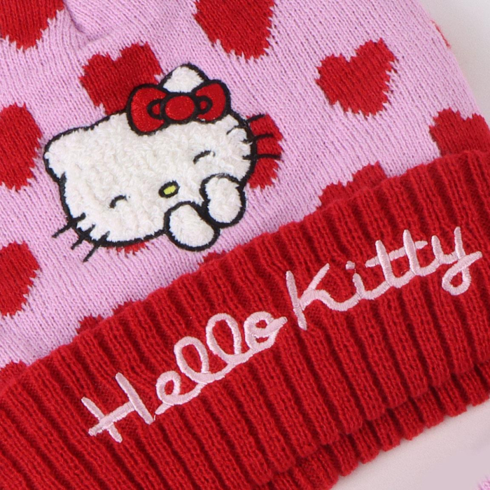 Set 3 piese pentru iarna din acril Hello Kitty [5]