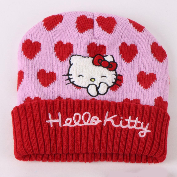 Set 3 piese pentru iarna din acril Hello Kitty [2]